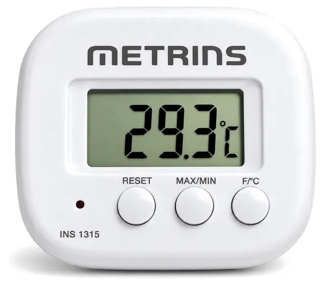 Termômetro digital para vacinas, freezer e geladeira Metrins INS-1315