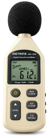 Decibelímetro digital com datalogger Metrins INS-1355