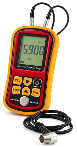 Medidor de espessura de chapas por ultrassom Metrins INS-1390